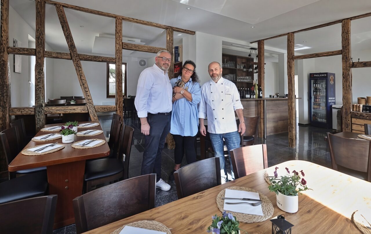 Angelo Sapia, Teresa Sapia und Salvatore Costantino — Trattoria Mamma Mia Winnenden